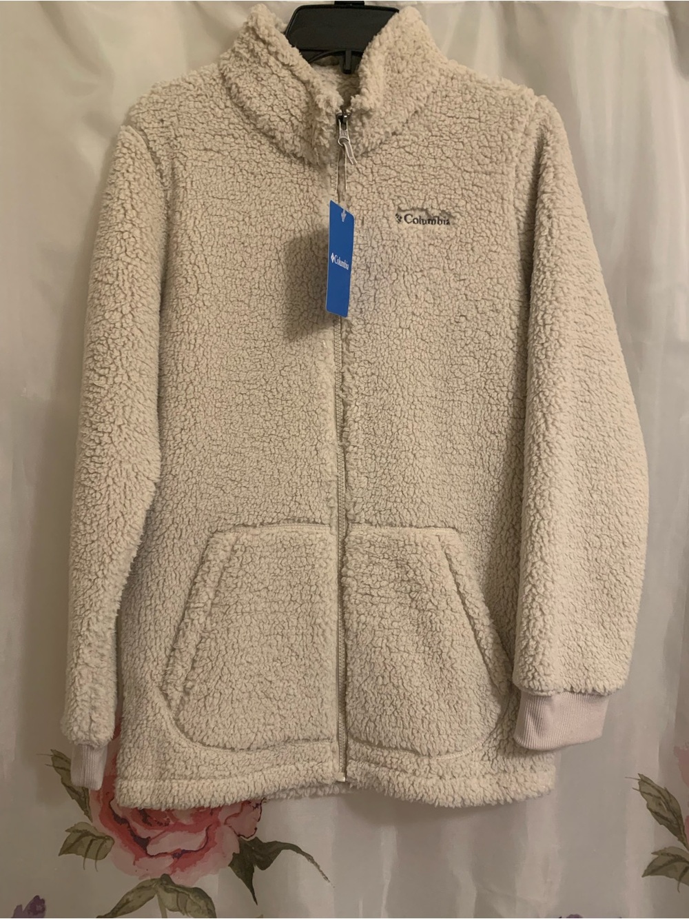 Columbia Kids Cream Sherpa Zip Jacket